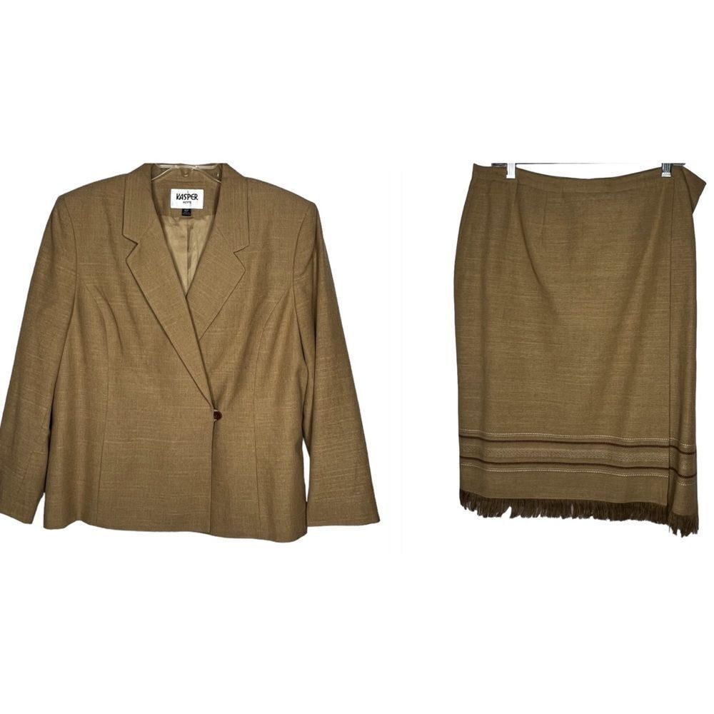 Vintage Kasper Petite Skirt Set